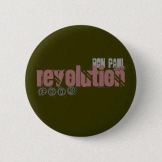 Chapa Redonda De 5 Cm ron paul, revolución, 2008