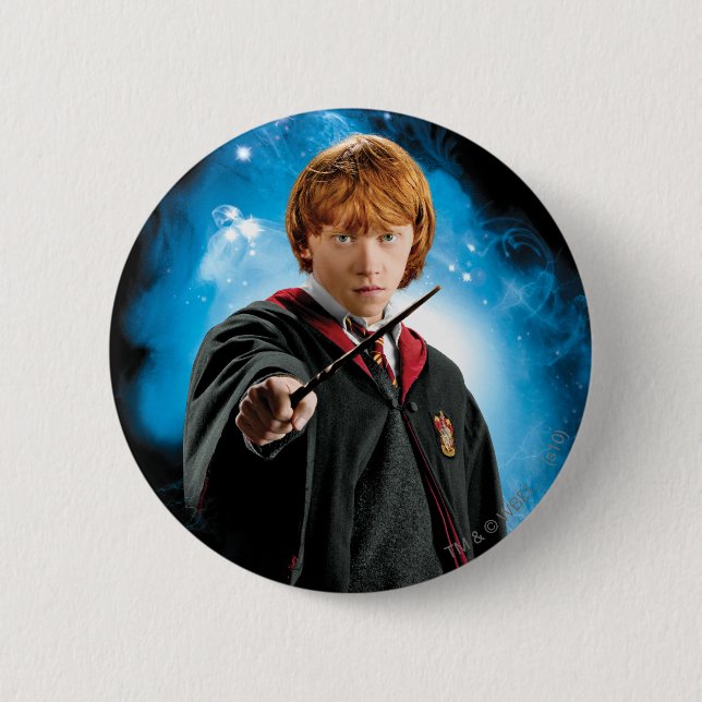 Chapa Redonda De 5 Cm Ron Weasley (Anverso)