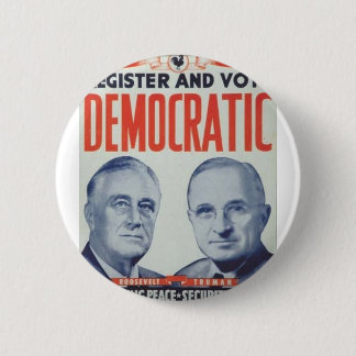 Chapa Redonda De 5 Cm Roosevelt 1944 - Truman