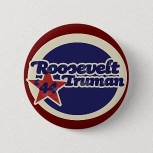 Chapa Redonda De 5 Cm Roosevelt Truman 44