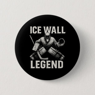 Chapa Redonda De 5 Cm Ropa deportiva de portero de hockey – Ice Wall Leg