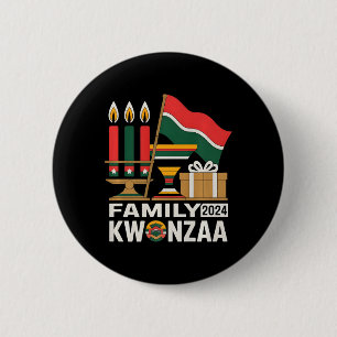 Chapa Redonda De 5 Cm Ropa Kwanzaa Para Niños Adultos 20