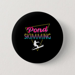 Chapa Redonda De 5 Cm Ropa para patinar en estanques retro de los 80 esq