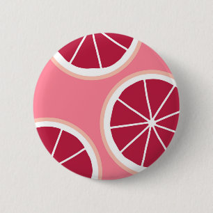 Chapa Redonda De 5 Cm Ropa rosa de pomelo