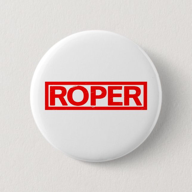 Chapa Redonda De 5 Cm Roper Stamp (Anverso)