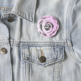 Chapa Redonda De 5 Cm Rosa Artisitc Big Pale Peach
