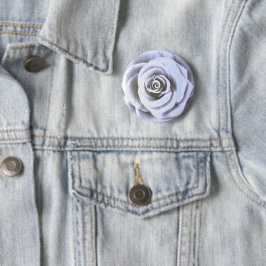 Chapa Redonda De 5 Cm Rosa artístico grande azul pálido