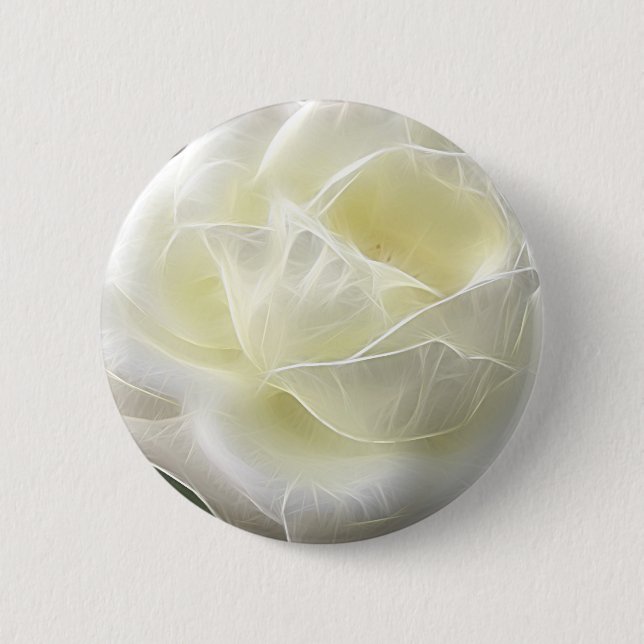 Chapa Redonda De 5 Cm Rosa blanco 3 angelical (Anverso)