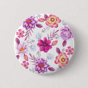 Chapa Redonda De 5 Cm Rosa violeta