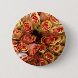 Chapa Redonda De 5 Cm Rosas