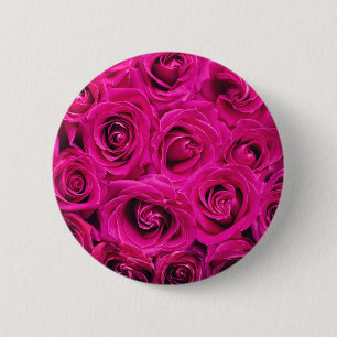Chapa Redonda De 5 Cm Rosas rosas rosas (amor y romance)