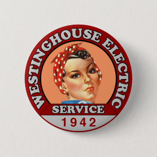 Chapa Redonda De 5 Cm Rosie the Riveter Badge Pin, de inspiración histór