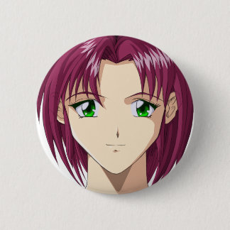 Chapa Redonda De 5 Cm Rostros de anime y manga