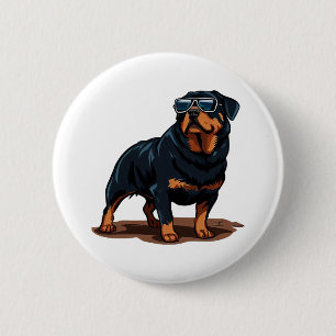 Chapa Redonda De 5 Cm Rottweiler The Gent