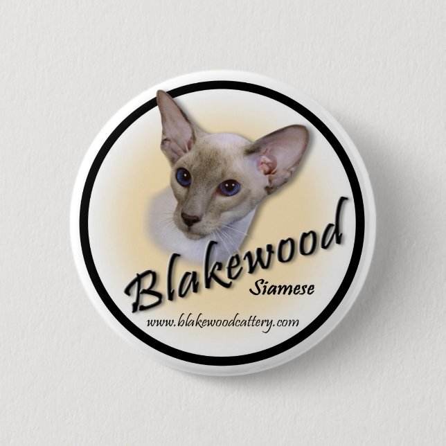 Chapa Redonda De 5 Cm Rótulo 2 de la jaula de Blakewood (Anverso)