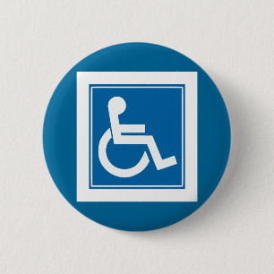 Chapa Redonda De 5 Cm Rótulo de Handicap