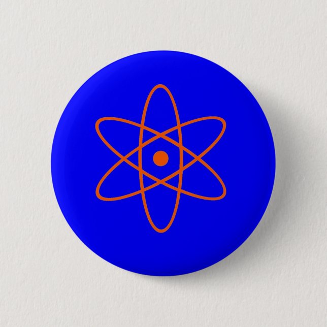 Chapa Redonda De 5 Cm Rótulo nuclear (Anverso)