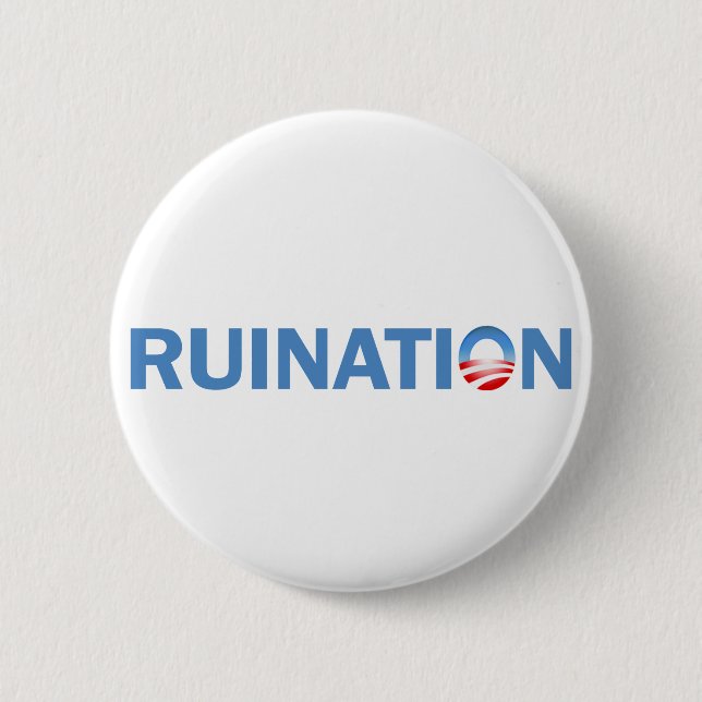 Chapa Redonda De 5 Cm Ruination (Anverso)