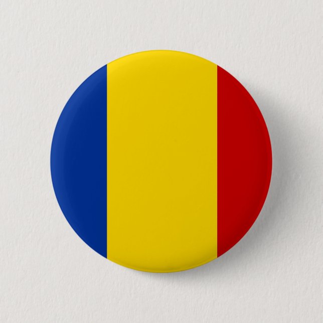 Chapa Redonda De 5 Cm Rumania (Anverso)