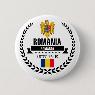 Chapa Redonda De 5 Cm Rumania