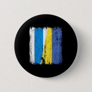 Chapa Redonda De 5 Cm Rusia Libre Ucrania Media Bandera Oposición Rusa U