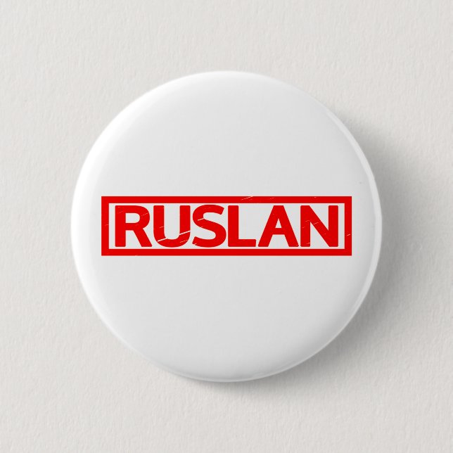 Chapa Redonda De 5 Cm Ruslan Stamp (Anverso)