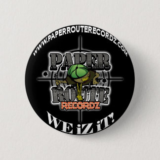 Chapa Redonda De 5 Cm ¡Ruta de papel negra Recordz - nosotros iZ él!