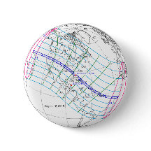 Ruta mundial total del eclipse solar 2045