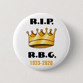 Chapa Redonda De 5 Cm Ruth Bader Ginsburg RBG descansa en paz