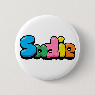 Chapa Redonda De 5 Cm Sadie