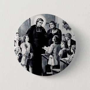 Chapa Redonda De 5 Cm Saint Louis de Montfort