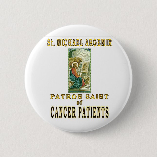 CHAPA REDONDA DE 5 CM SAINT MICHAEL ARGEMIR (Anverso)