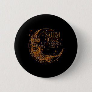 Chapa Redonda De 5 Cm Salem 1692 Se Perdieron Una Bruja Halloween 4