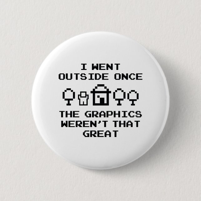 Chapa Redonda De 5 Cm Salí Una Vez (Anverso)