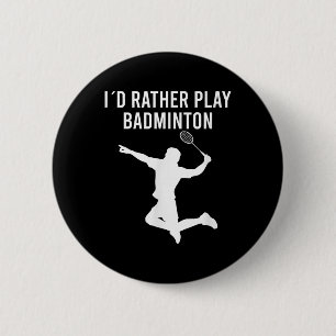 Chapa Redonda De 5 Cm Saltos del transbordador Badminton