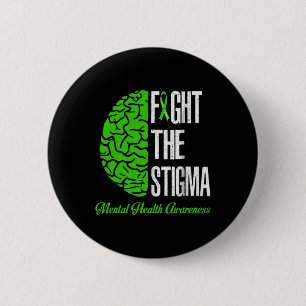 Chapa Redonda De 5 Cm Salud mental Sensibilización sobre la salud mental