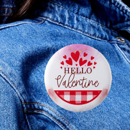 Chapa Redonda De 5 Cm Saludo cordial: El día de San Valentín de uso