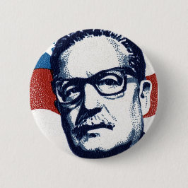Chapa Redonda De 5 Cm Salvador Allende - Venceremos