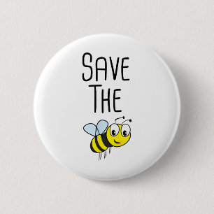 Chapa Redonda De 5 Cm Salven Las Abejas - Protección Ambiental Beeke