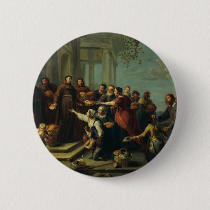 Chapa Redonda De 5 Cm San Antonio de Padua por Willem van Herp