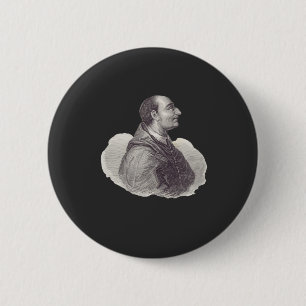 Chapa Redonda De 5 Cm San Carlos Borromeo Arzobispo de Milán