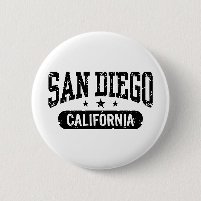 Chapa Redonda De 5 Cm San Diego (Anverso)