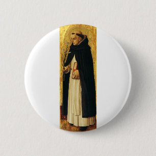 Chapa Redonda De 5 Cm San Domingo por Carlo Crivelli