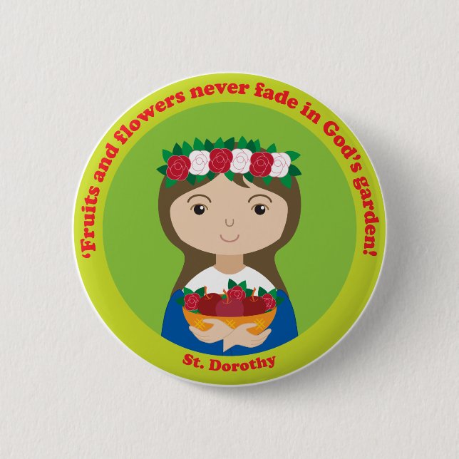 Chapa Redonda De 5 Cm San Dorothy (Anverso)