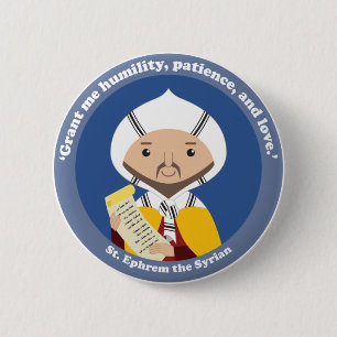 Chapa Redonda De 5 Cm San Efecto de Siria