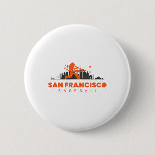Chapa Redonda De 5 Cm San Francisco Bysebyll Vintage Player Retro Byseby