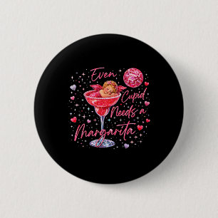Chapa Redonda De 5 Cm San Valentín Romántico Incluso Cupido Necesita Mar