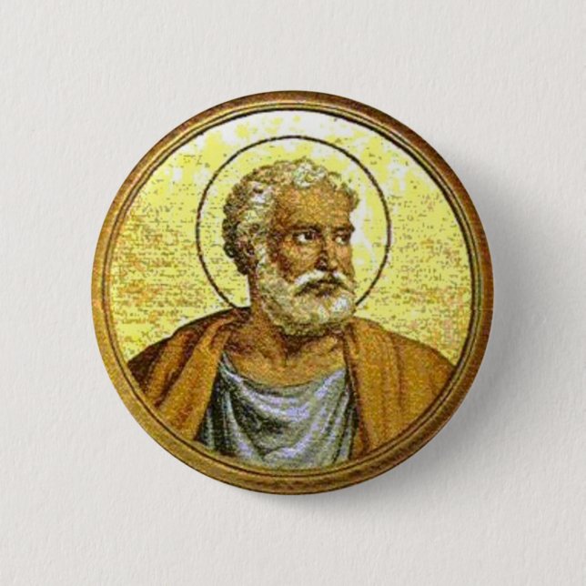 Chapa Redonda De 5 Cm Sancti Petri Apostoli Boto (Anverso)