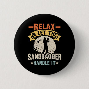 Chapa Redonda De 5 Cm Sandbagger Golf