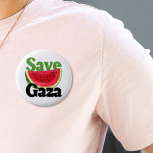 Chapa Redonda De 5 Cm sandía Gaza Palestina